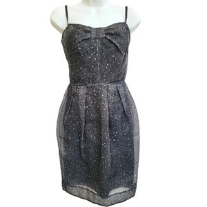 Paul Smith Black Label Silk Organza Polka Dot Dress UK 40 US 4 RARE